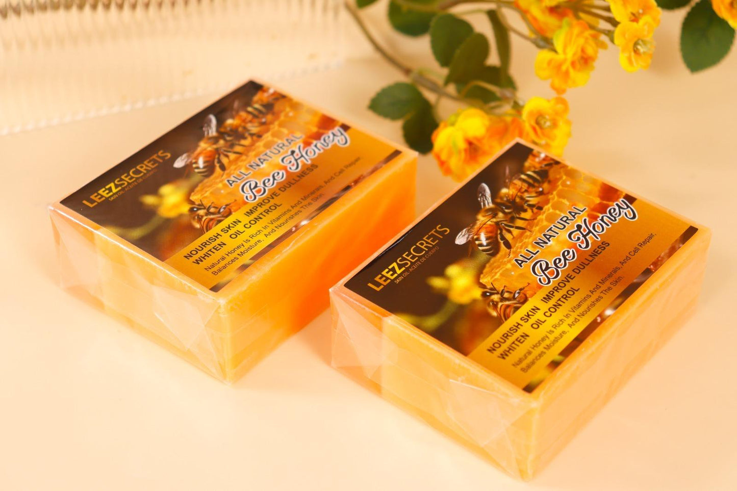 Bee Honey Bar Soap by LeezSecrets (3 unit)