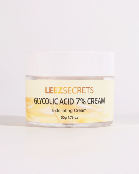 Glycolic Acid 7% FACE Cream By Leezsecrets