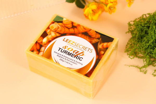 Turmeric Bar Soap by Leezsecrets (3 unit)