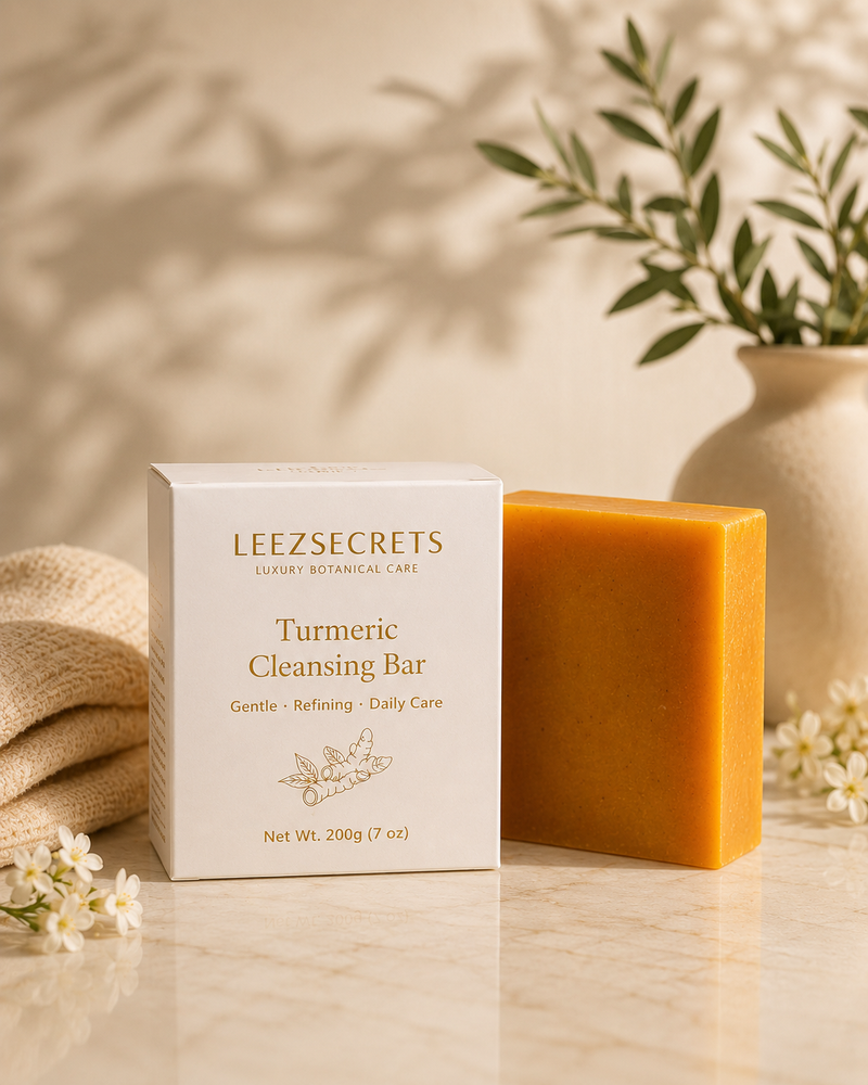 Turmeric Cleansing Bar Soap by Leezsecrets (3 unit)
